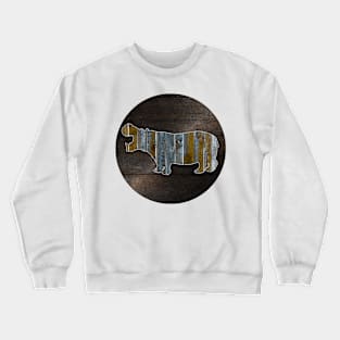 Wooden Hippo Crewneck Sweatshirt